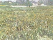 Vincent Van Gogh Wheat Field at Auvers with White House (nn04) Germany oil painting reproduction